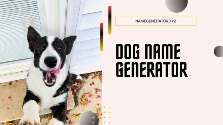 Dog Name Generator. Free Puppy name generator for male and female dogs. Pet names generator.