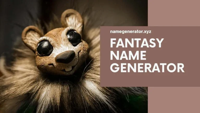 Fantasy Character Name Generator. Random fantasy name generator for male and female characters.