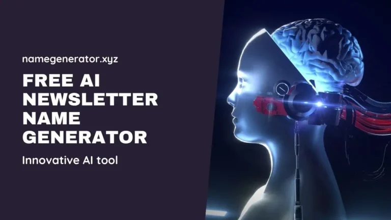 Free AI Newsletter Name Generator